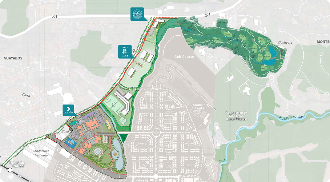 Mapa del Masterplan